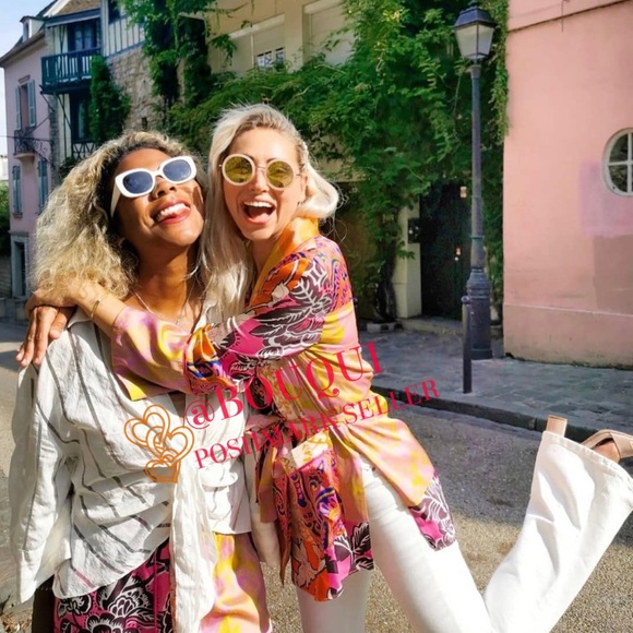 BLOGGERS FAV ZARA FLORAL PRINTED BELTED KIMONO JACKET - Picture 8 of 9